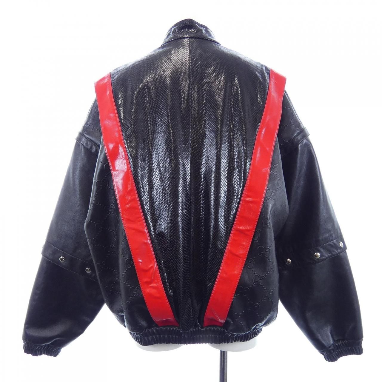 Gucci GG Leather Jacket — view 2