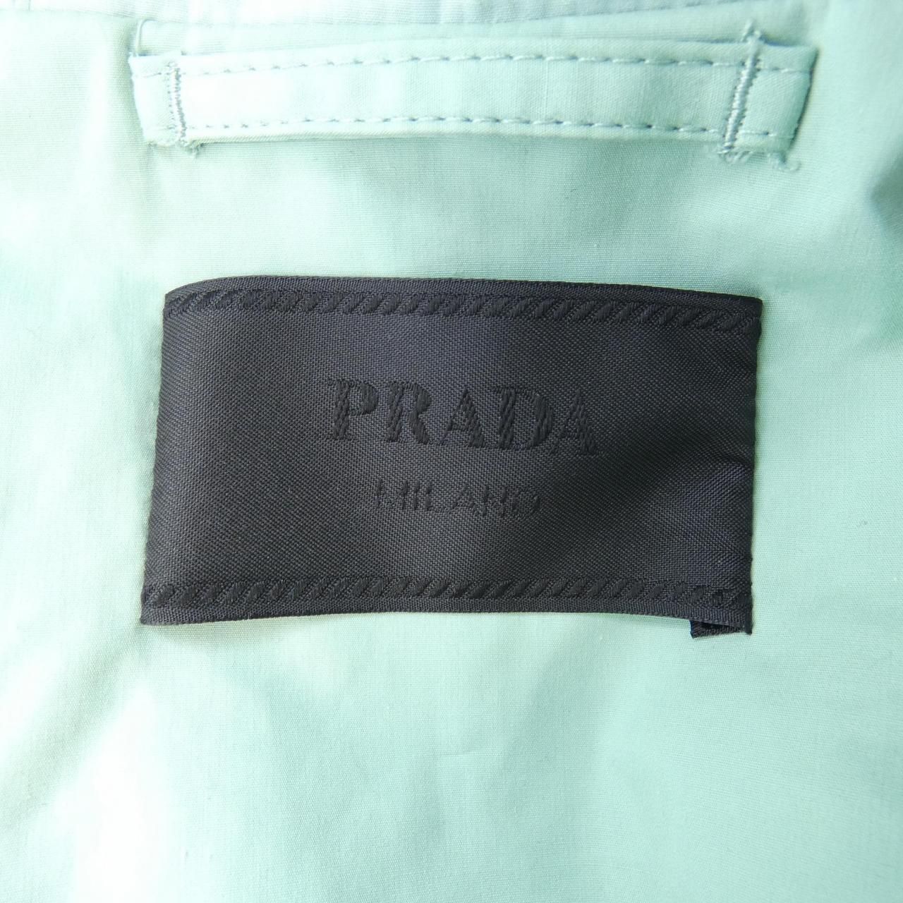 Prada Triangle Logo Coat — view 4