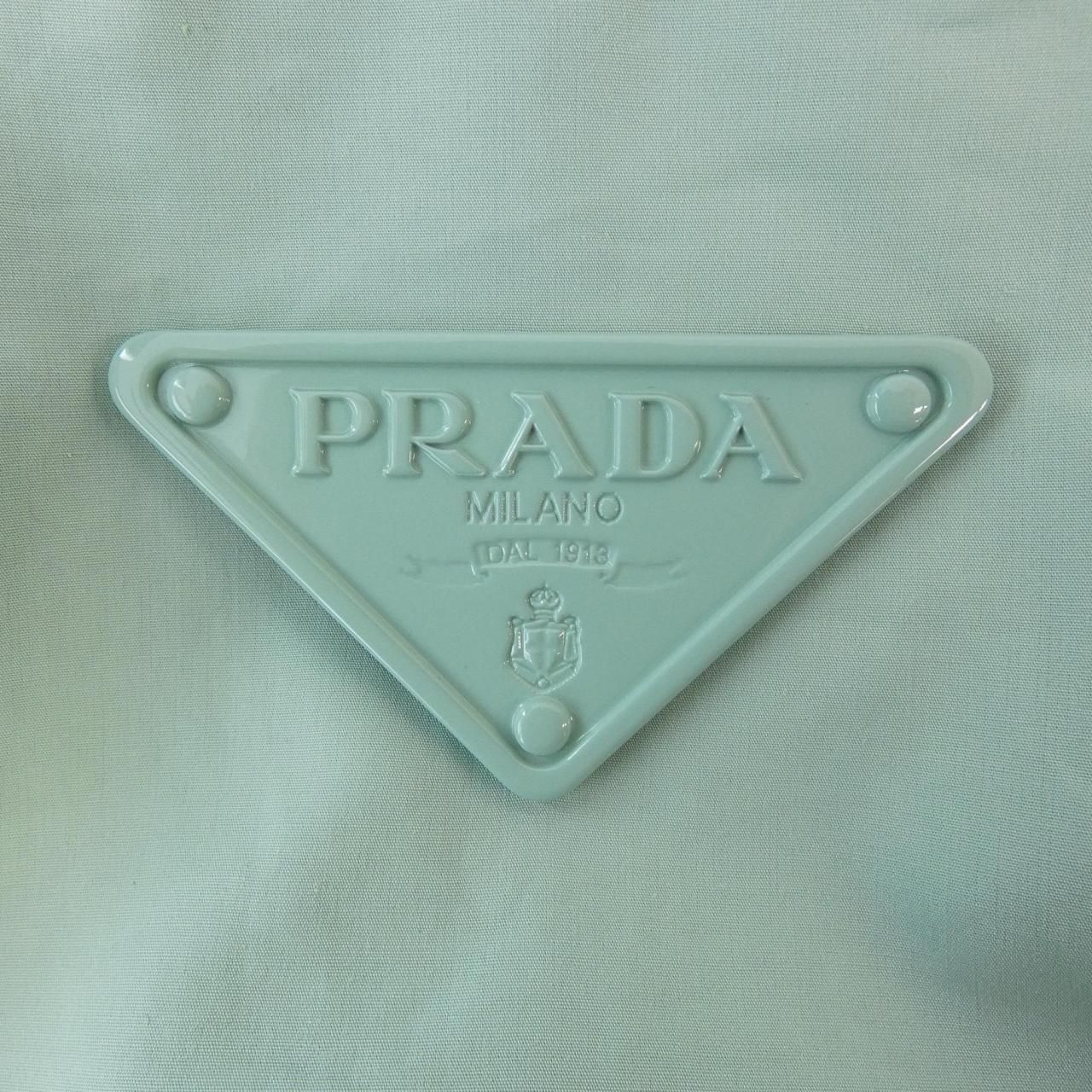 Prada Triangle Logo Coat — view 7