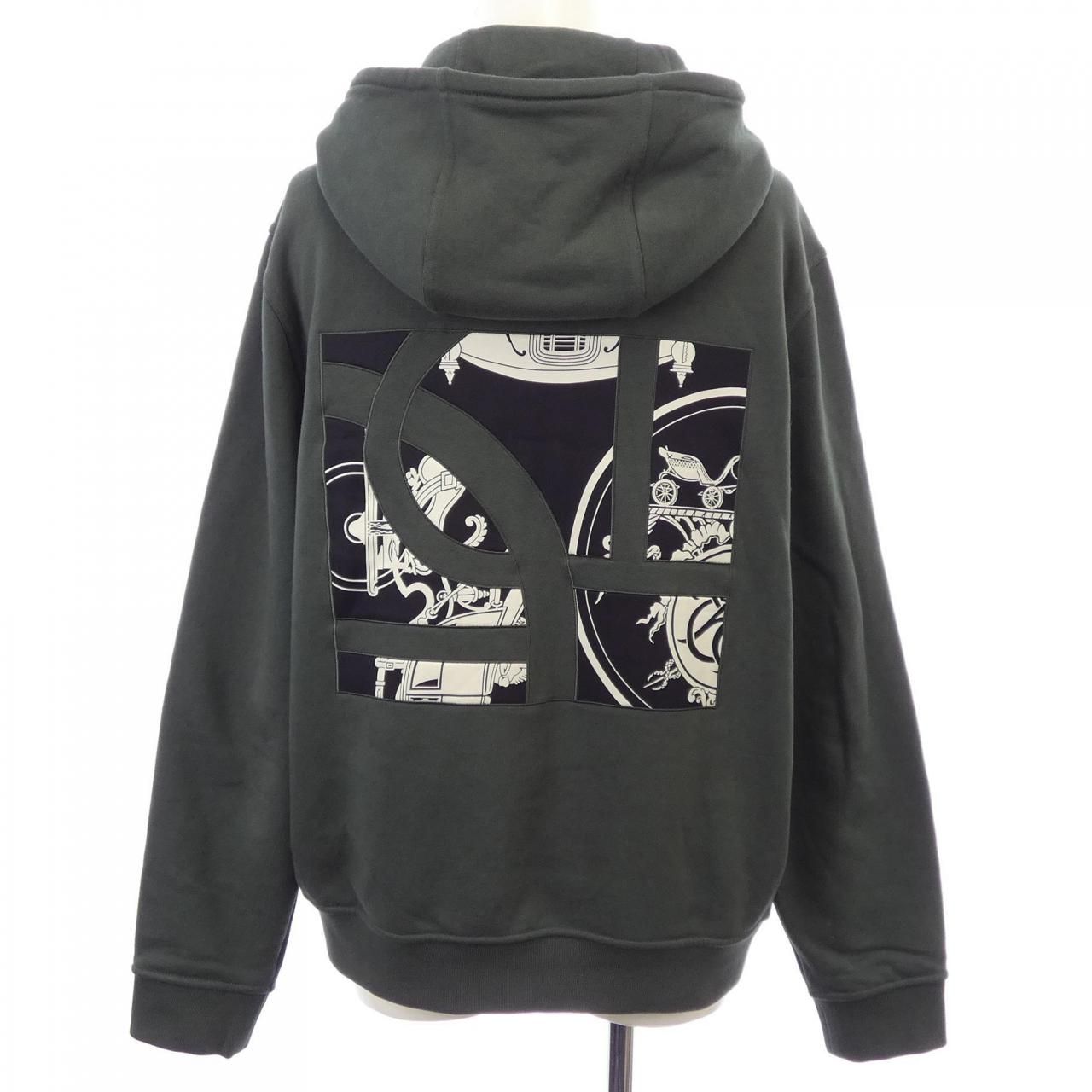 Hermes Exlibris Hoodie Green — view 2