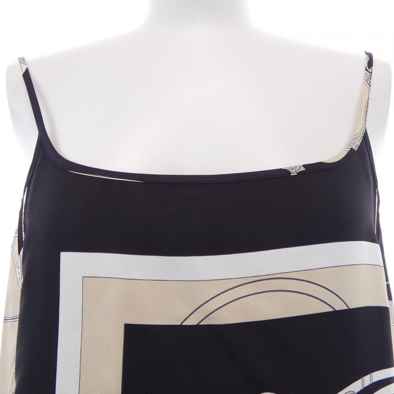 Hermes Ex Libris Twill Rene Dress — view 5