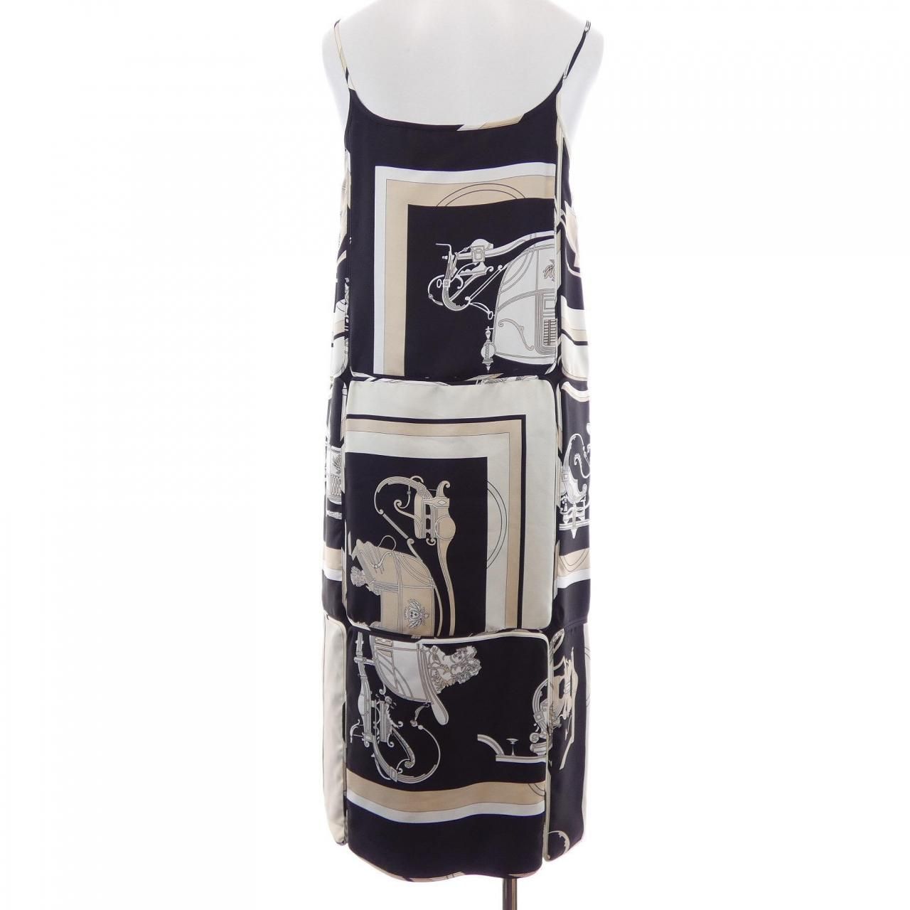 Hermes Ex Libris Twill Rene Dress — view 2