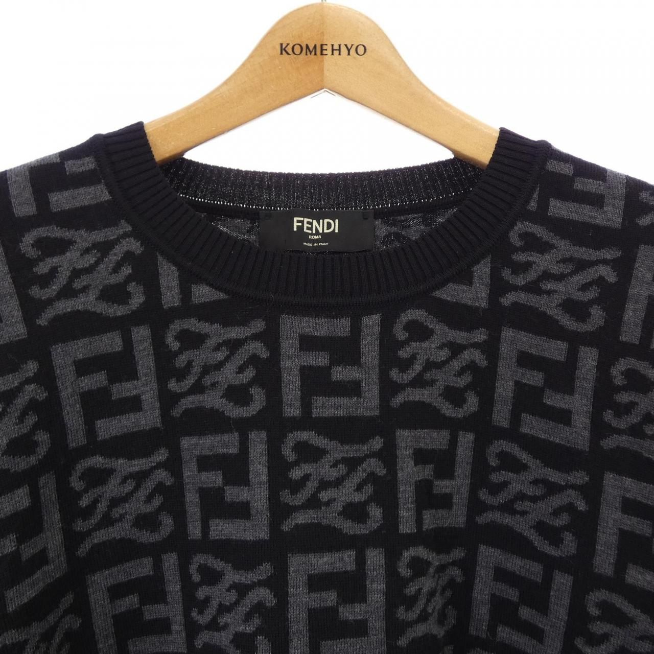 Fendi Knit Sweater Black — view 5