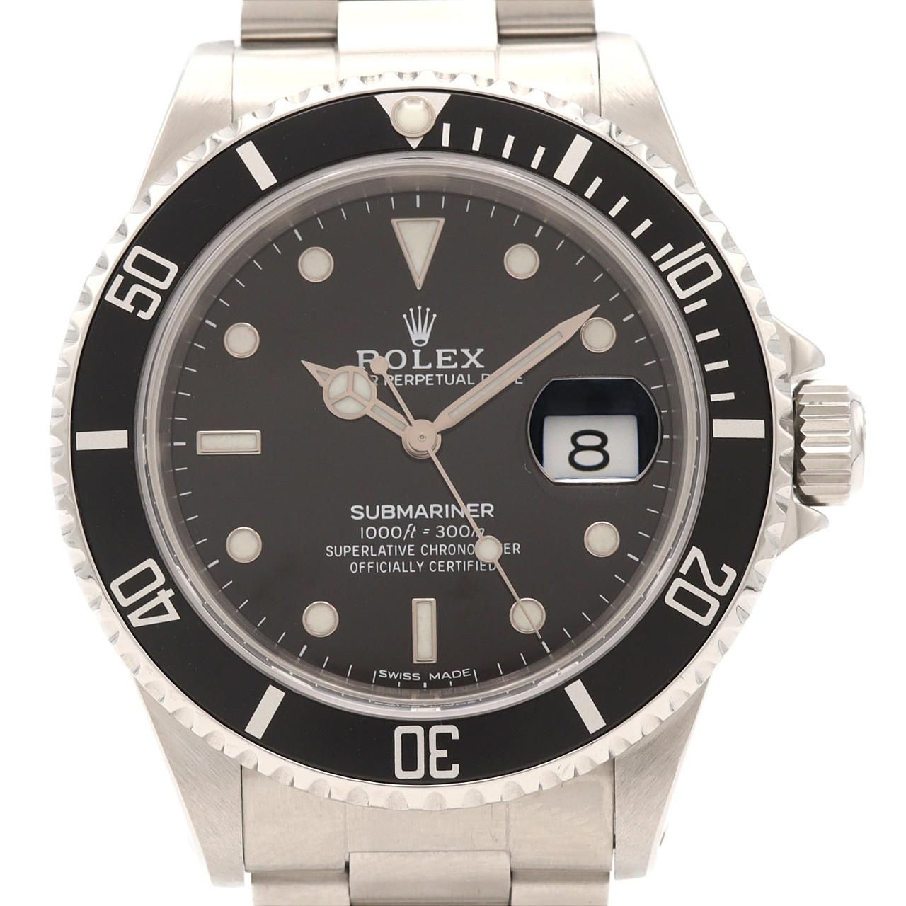 Rolex Submariner Date SS Automatic Winding Number Watch