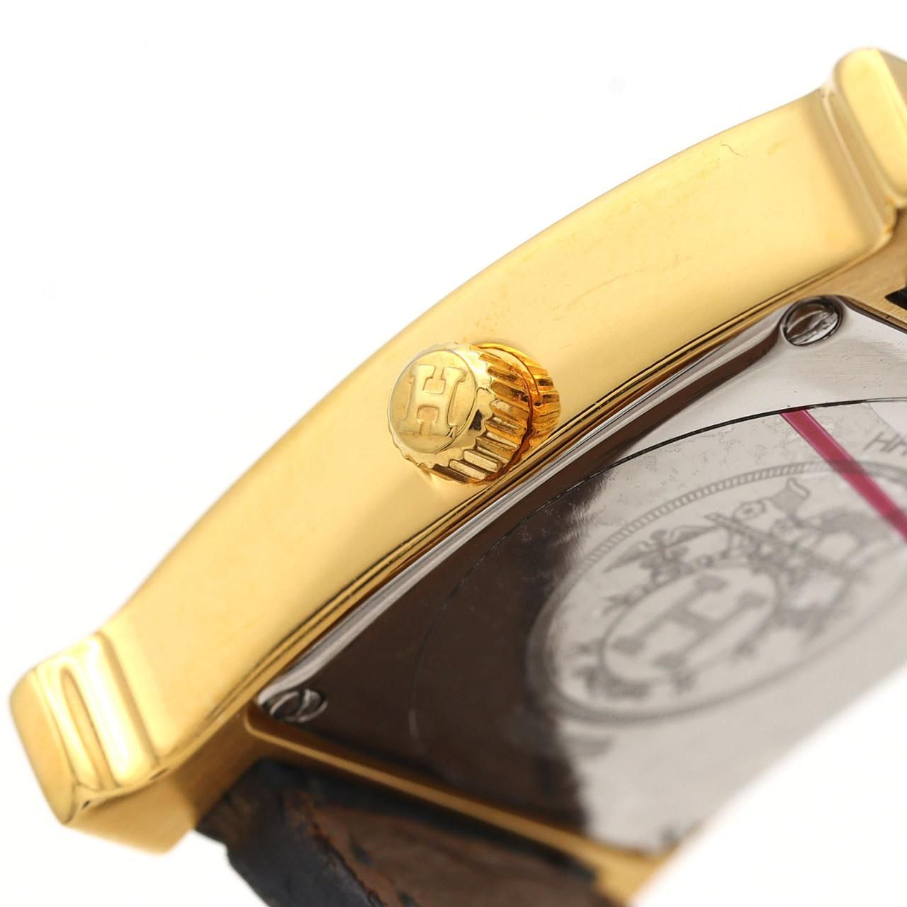 Hermes Watch Quartz Gold — view 3