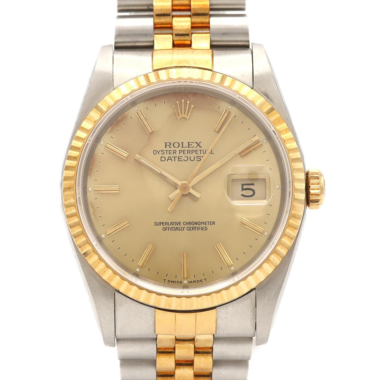 Rolex Datejust Automatic Winding Number Watch