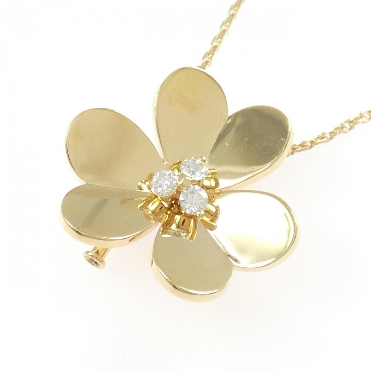 Van Cleef & Arpels Frivole Clip Pendant Very Large Necklace — view 3