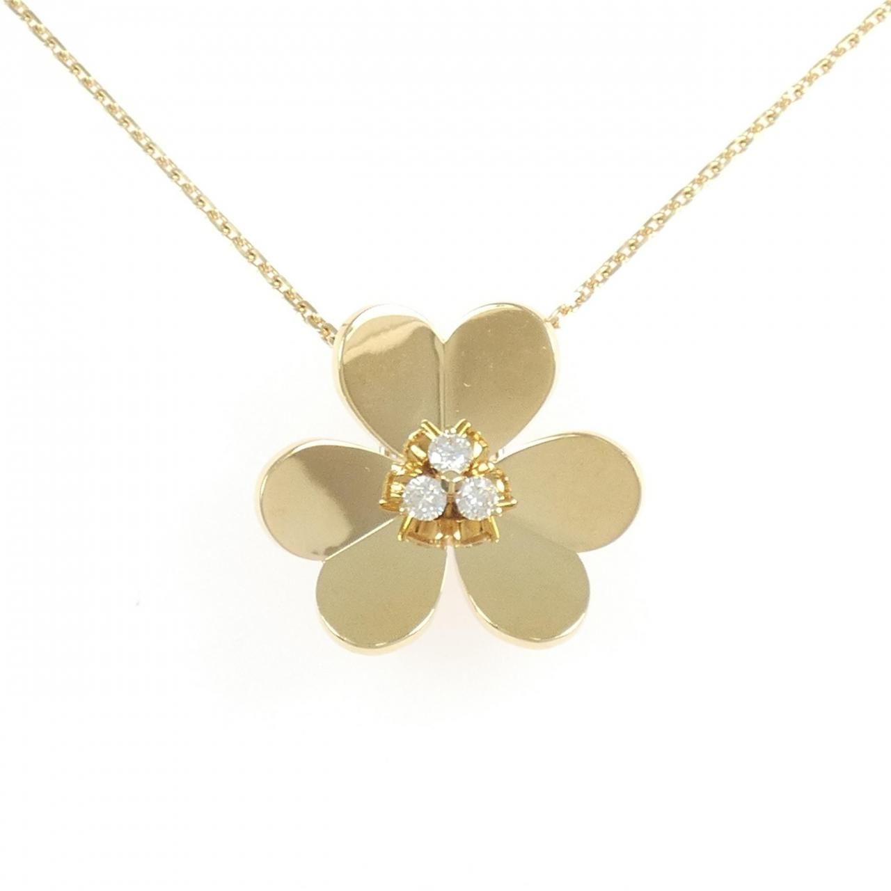 Van Cleef & Arpels Frivole Clip Pendant Very Large Necklace