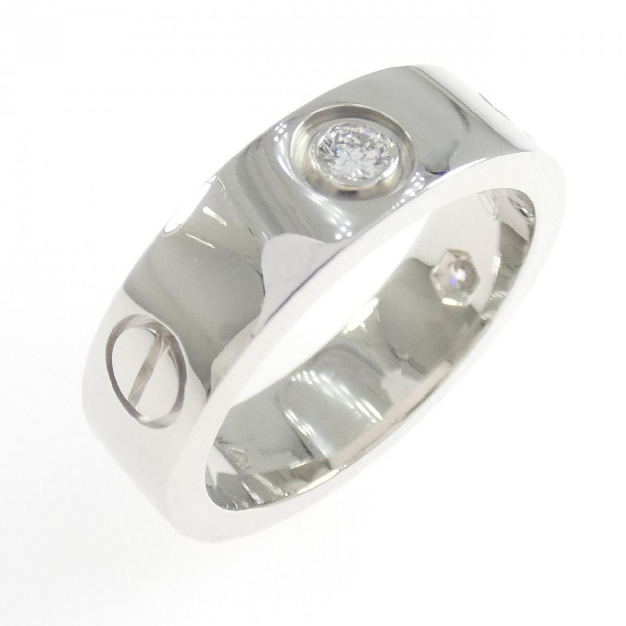 Cartier Love Half Diamond Ring