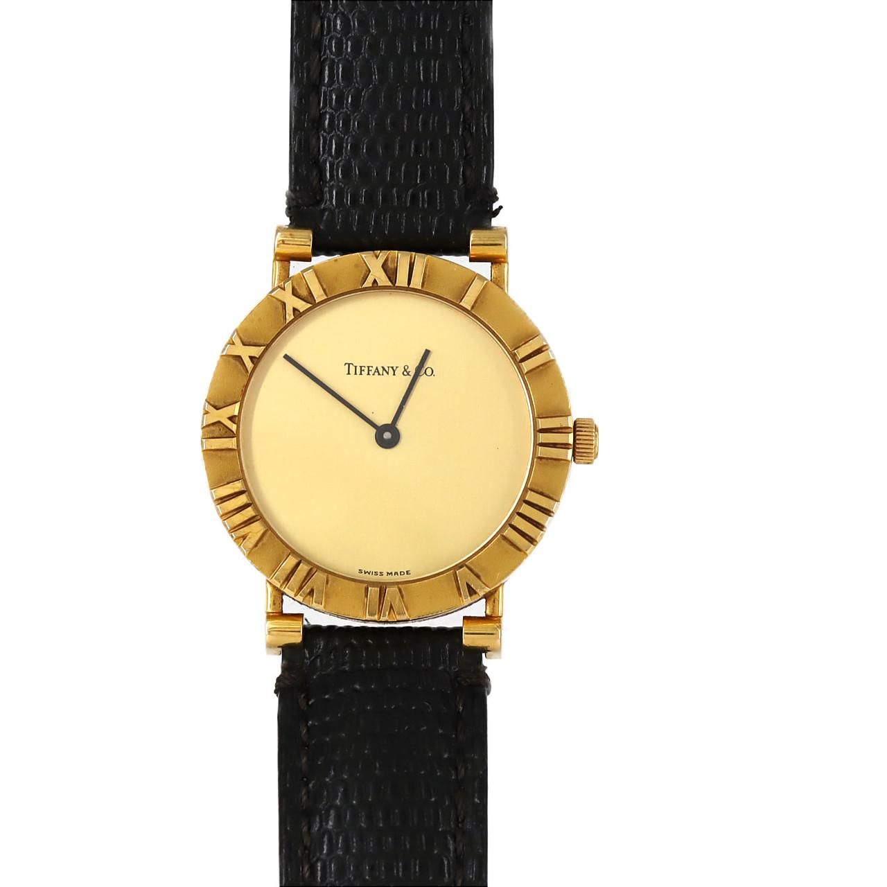 Tiffany & Co Atlas YG Quartz Watch