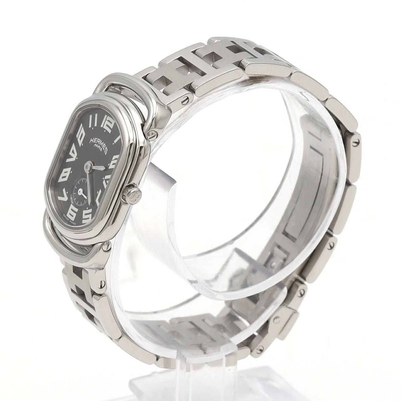 Hermes Rally Smoseco SS Quartz Watch — view 2