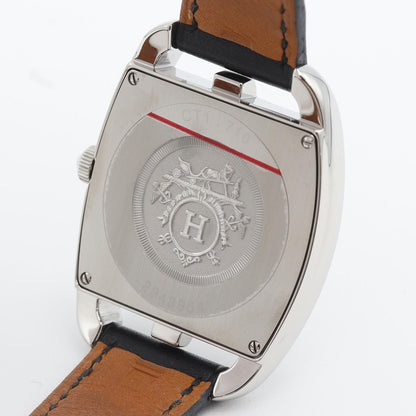 Hermes Cape Cod Tonneau Double Tour SS Quartz Watch — view 6