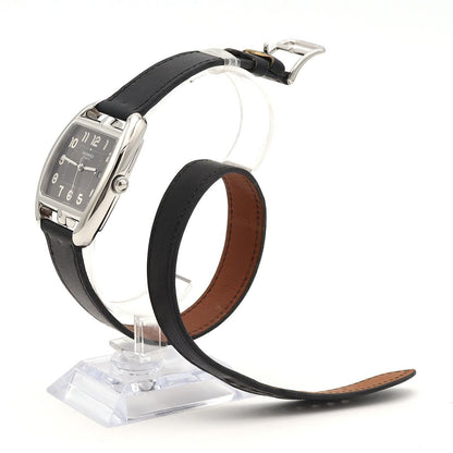 Hermes Cape Cod Tonneau Double Tour SS Quartz Watch — view 2