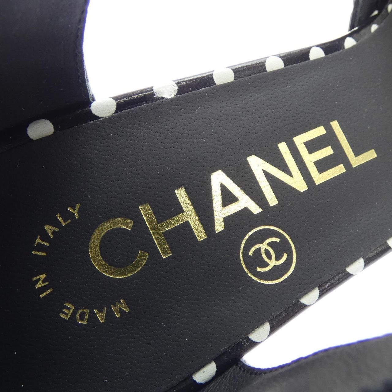 Chanel Sandals Black — view 6
