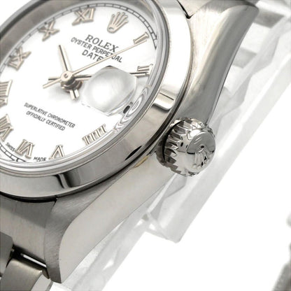 Rolex Oyster Perpetual Date SS Automatic Winding Number Watch — view 4