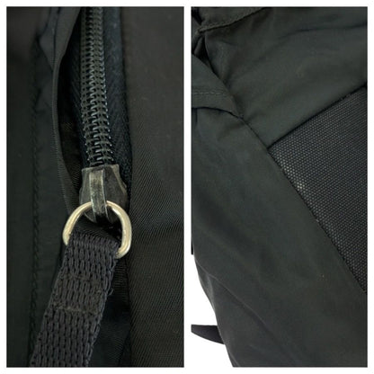 Prada Tessuto Black Silver Nylon Backpack — view 6