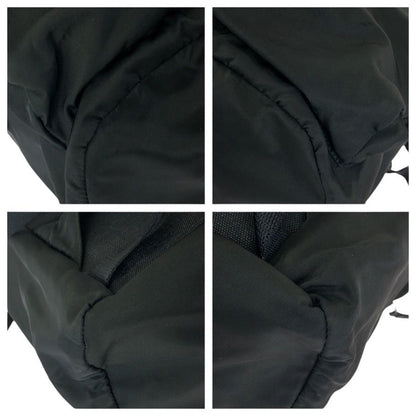 Prada Tessuto Black Silver Nylon Backpack — view 3