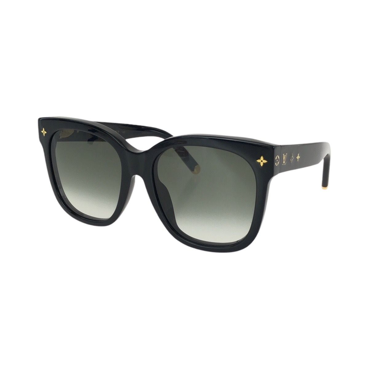 Louis Vuitton Sunglasses My Monogram Cat Eye Black Gold Eyewear