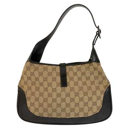 Gucci Jackie Sherry Line Beige Brown GG Canvas 001 Shoulder — view 2
