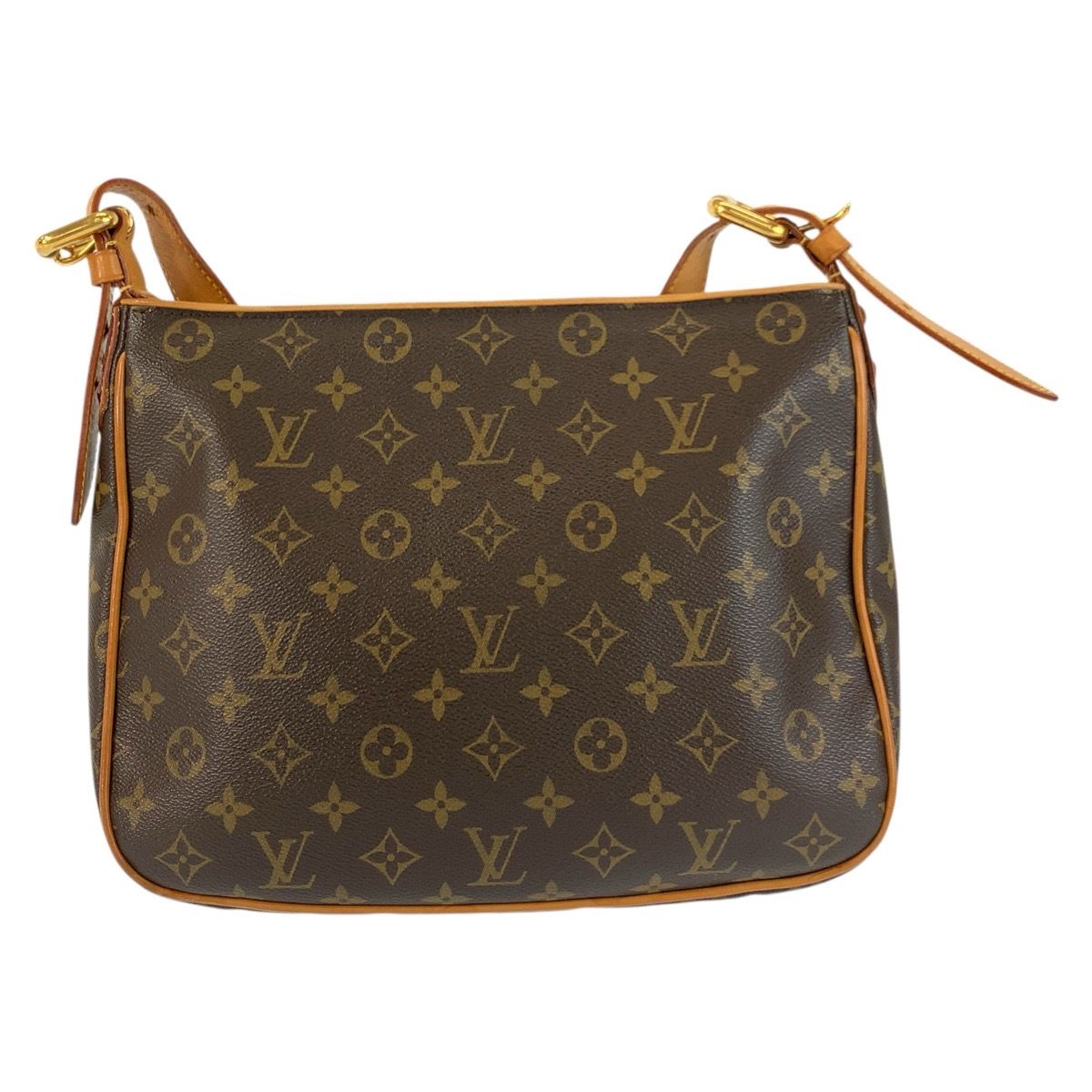 Louis Vuitton Monogram Hudson GM Brown Gold Shoulder Bag Pochette — view 2