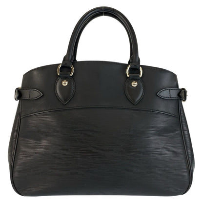 Louis Vuitton Epi Passy PM Noir Black Silver Leather Tote — view 2
