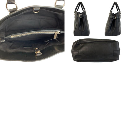 Louis Vuitton Epi Passy PM Noir Black Silver Leather Tote — view 9