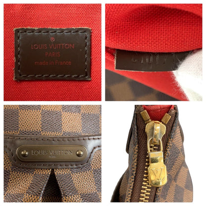 Louis Vuitton Damier Blue Msbeli PM Brown Gold Shoulder — view 3
