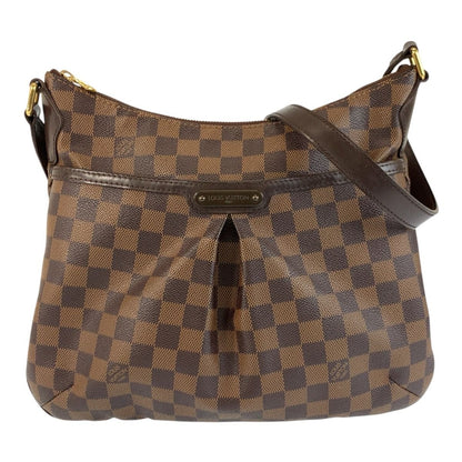 Louis Vuitton Damier Blue Msbeli PM Brown Gold Shoulder