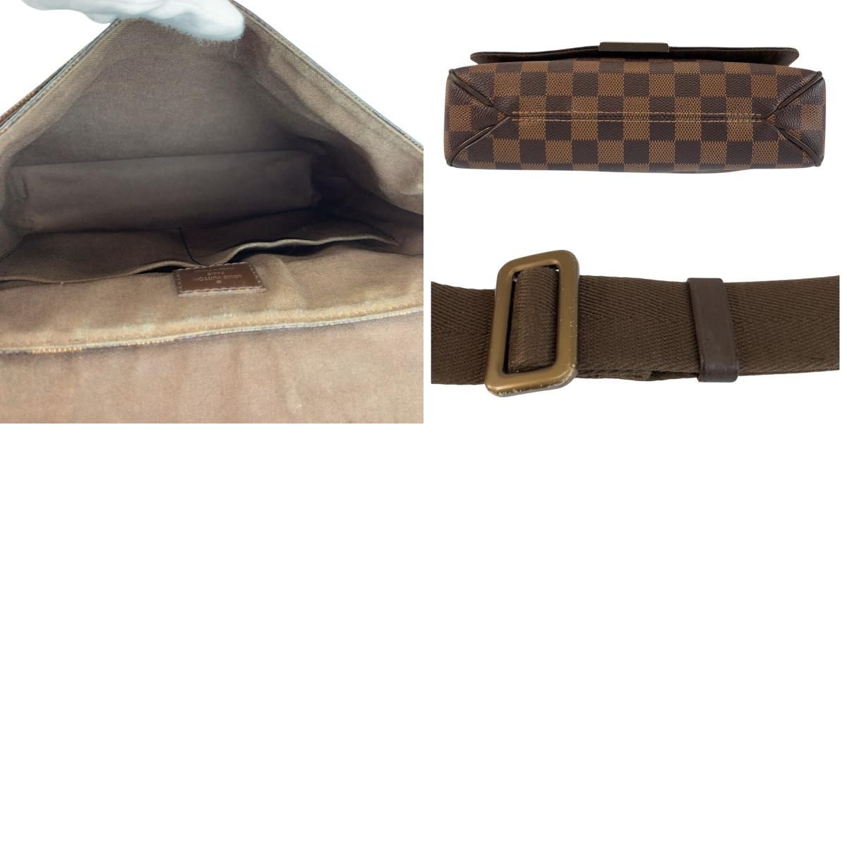 Louis Vuitton Damier District PM Brown Shoulder Bag Pochette — view 9