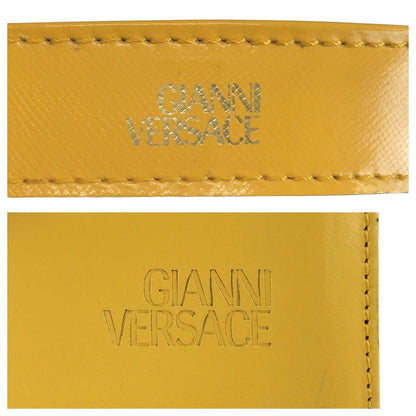 Versace Vintage Sunburst 2-Way Yellow Gold Leather Shoulder — view 4