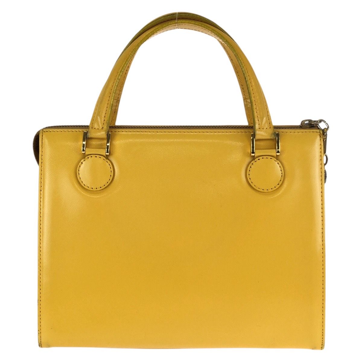 Versace Vintage Sunburst 2-Way Yellow Gold Leather Shoulder — view 2