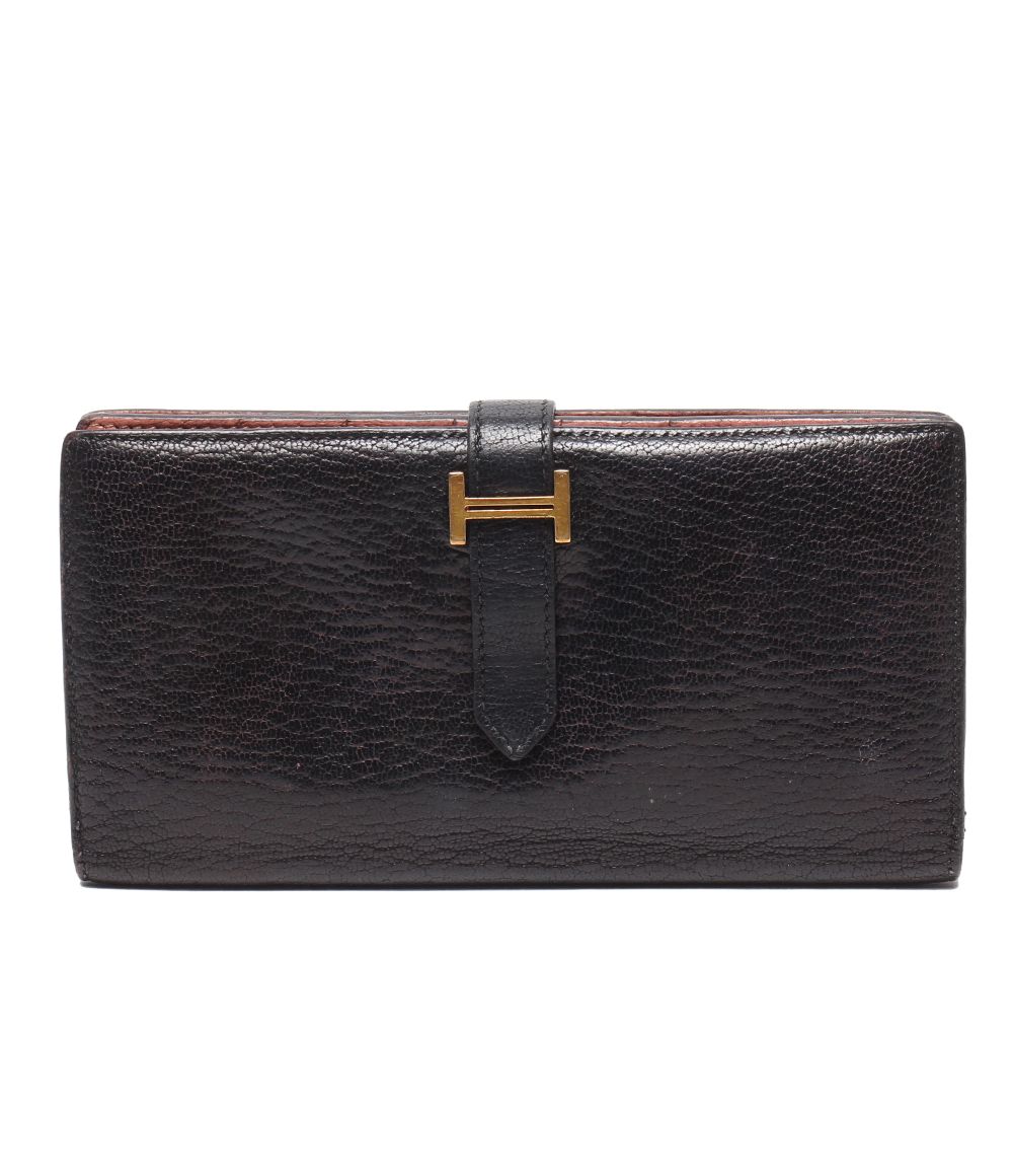 Hermes Wallet Gold Bearn Souffle