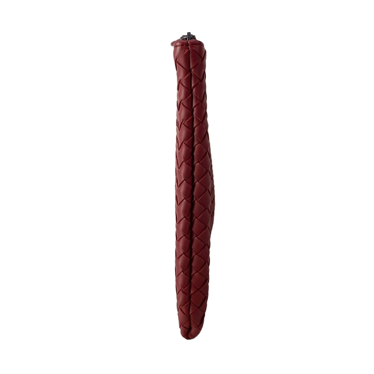 Bottega Veneta Clutch Intrecciato Bordeaux Leather — view 2