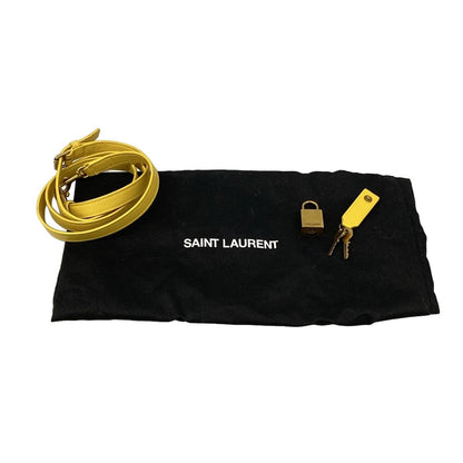 Saint Laurent Paris Tote Sac Dejournano Yellow Leather — view 8