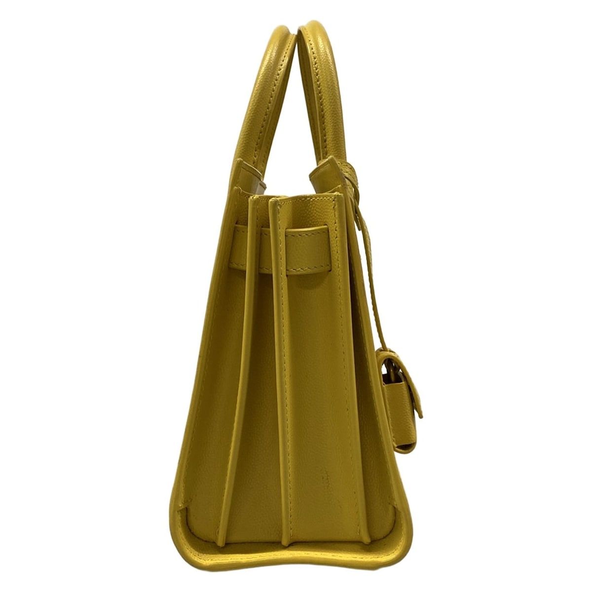 Saint Laurent Paris Tote Sac Dejournano Yellow Leather — view 2