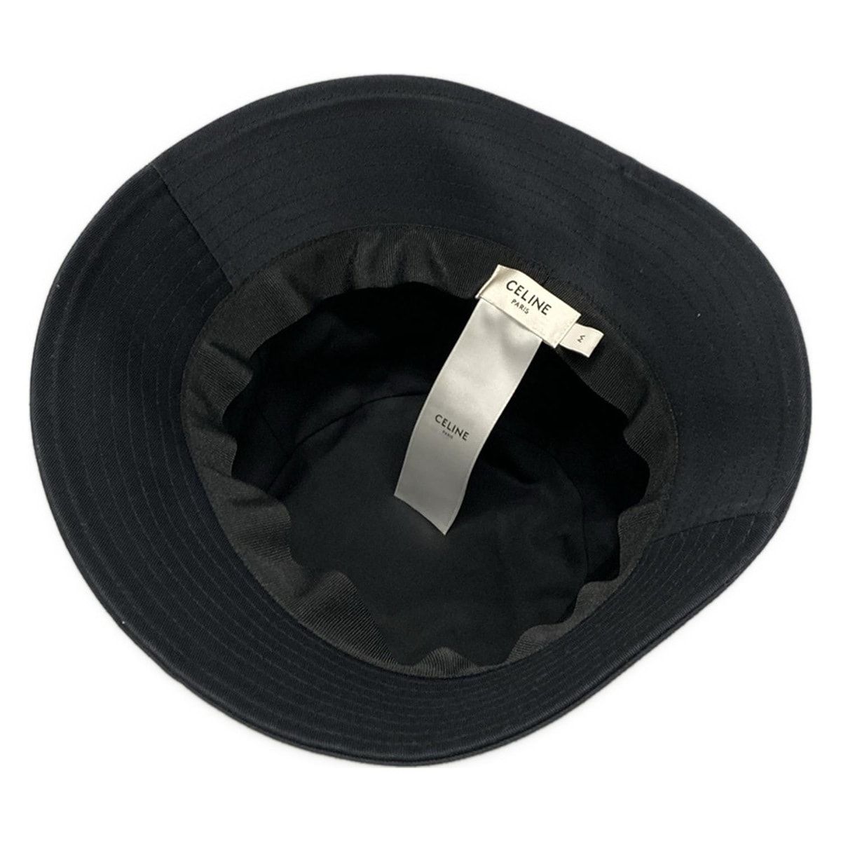 Celine Hat Trio Black Ivory Embroidery Cotton — view 4