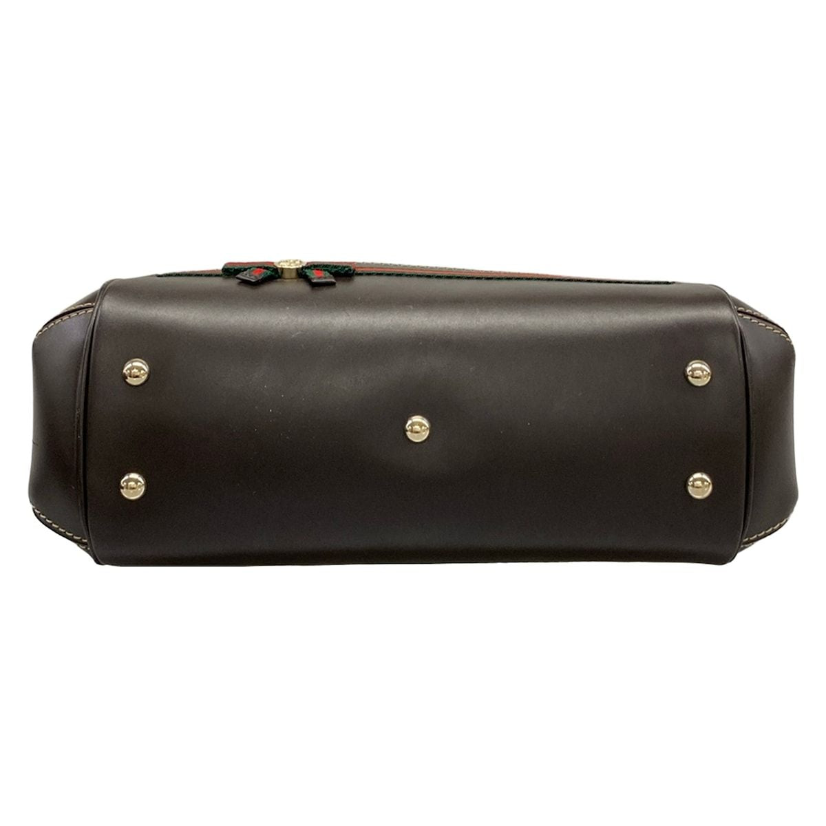 Gucci Handbag Mayfair GG Pattern Beige Dark Brown Multi Leather — view 5