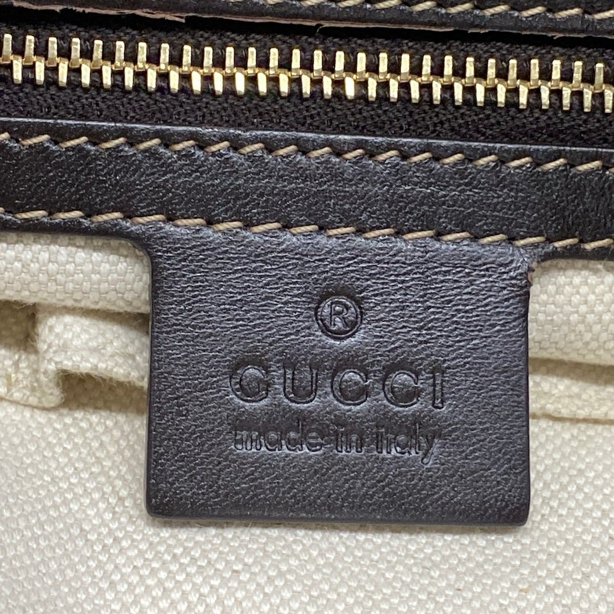 Gucci Handbag Mayfair GG Pattern Beige Dark Brown Multi Leather — view 9