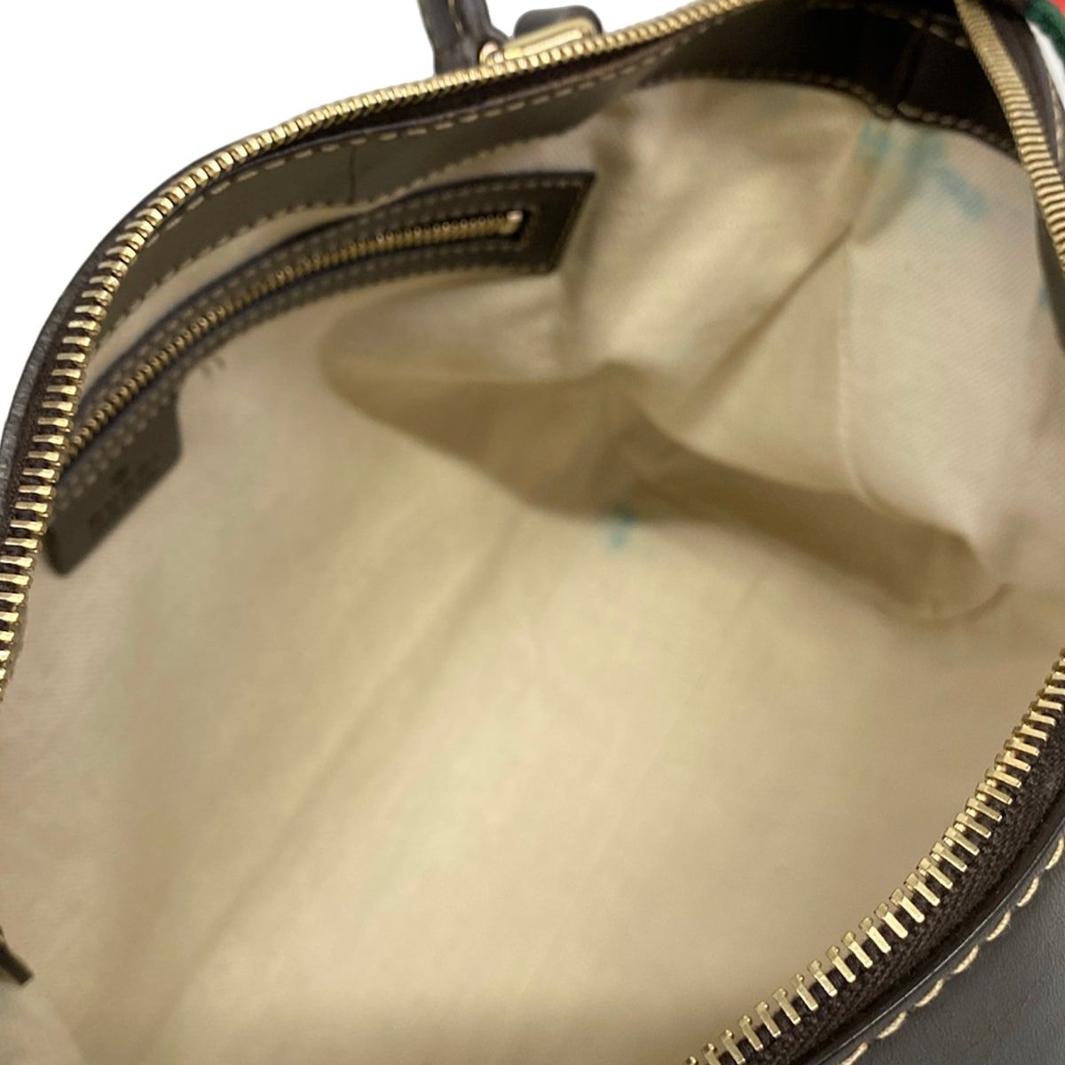 Gucci Handbag Mayfair GG Pattern Beige Dark Brown Multi Leather — view 7