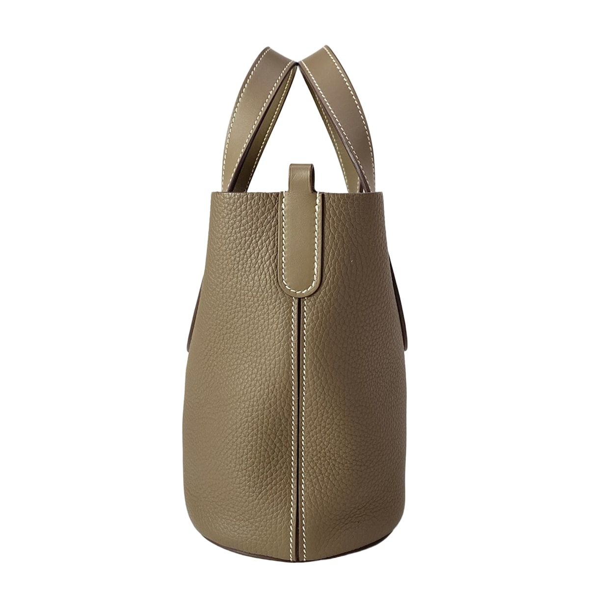 Hermes Handbag in the Loop 18 Etoupe Silver — view 2