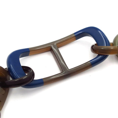 Hermes Bracelet Amarrage Chaine D'ancre Brown Navy Beige — view 3