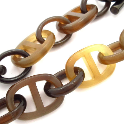 Hermes Bracelet Amarrage Chaine D'ancre Brown Navy Beige — view 6