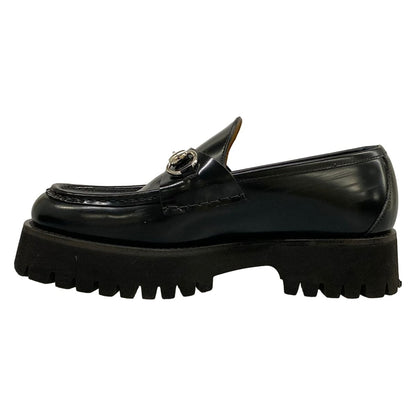 Gucci Loafers 38 Horsebit Black Thick Sole Leather — view 3