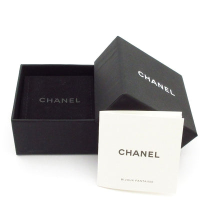 Chanel Earrings Silver White Pearl CC Logo — view 7