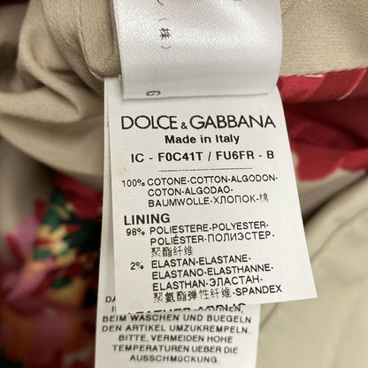 Dolce & Gabbana Jacket 38 S Beige Long Sleeve Double Spring Autumn — view 4