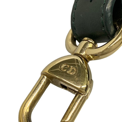Dior Shoulder Strap Dark Green Gold Multi Leather — view 3