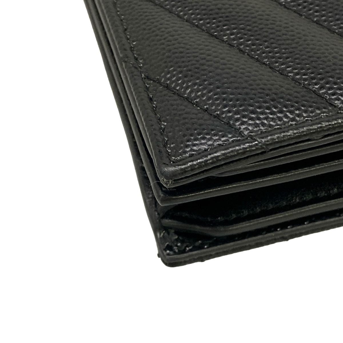 Saint Laurent Paris Bifold Wallet Monogram Black Leather — view 6