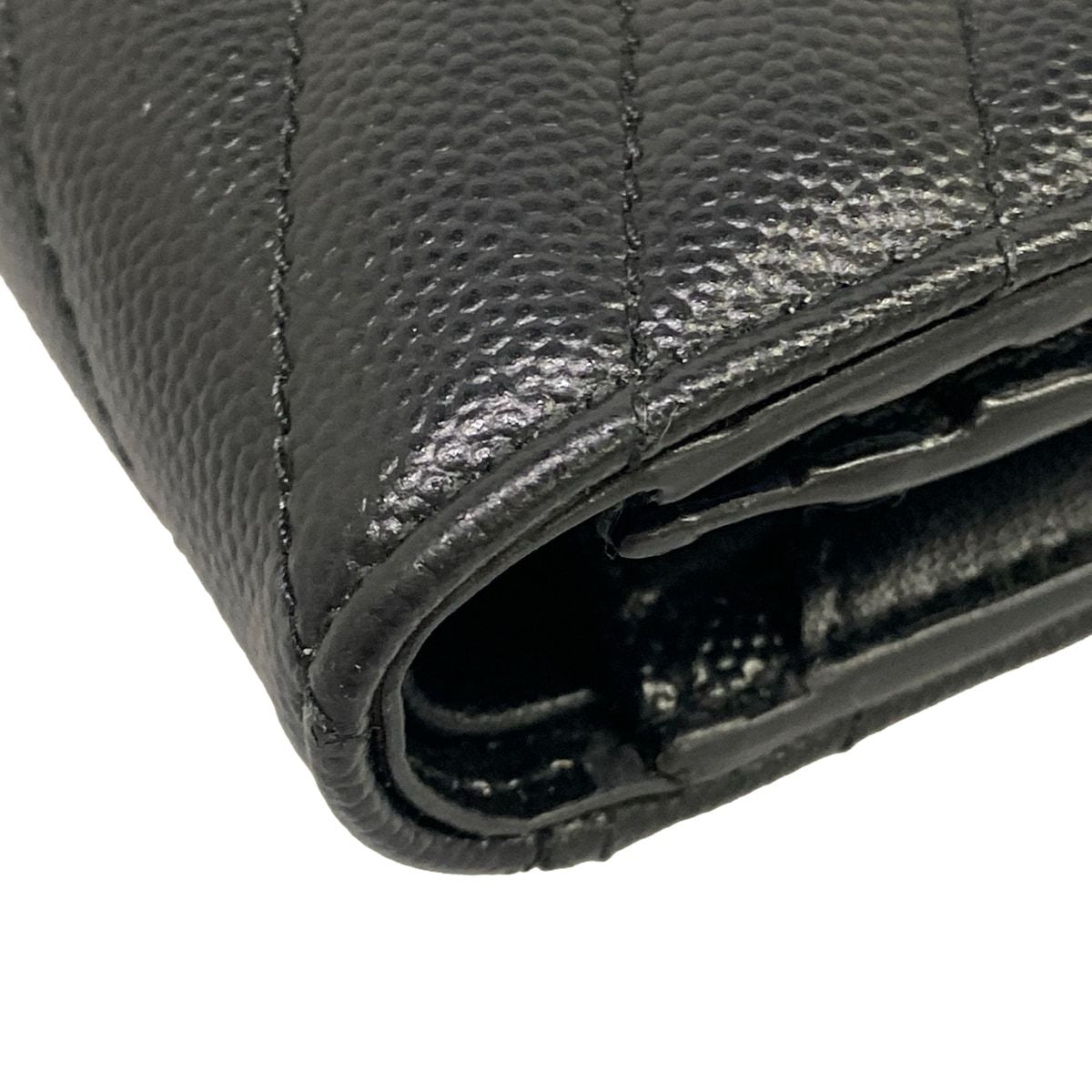 Saint Laurent Paris Bifold Wallet Monogram Black Leather — view 7