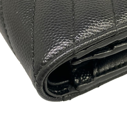 Saint Laurent Paris Bifold Wallet Monogram Black Leather — view 7