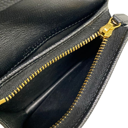 Saint Laurent Paris Bifold Wallet Monogram Black Leather — view 4